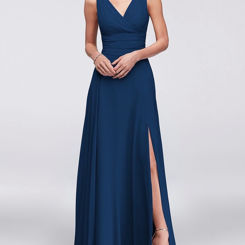 Marine bridesmaid long